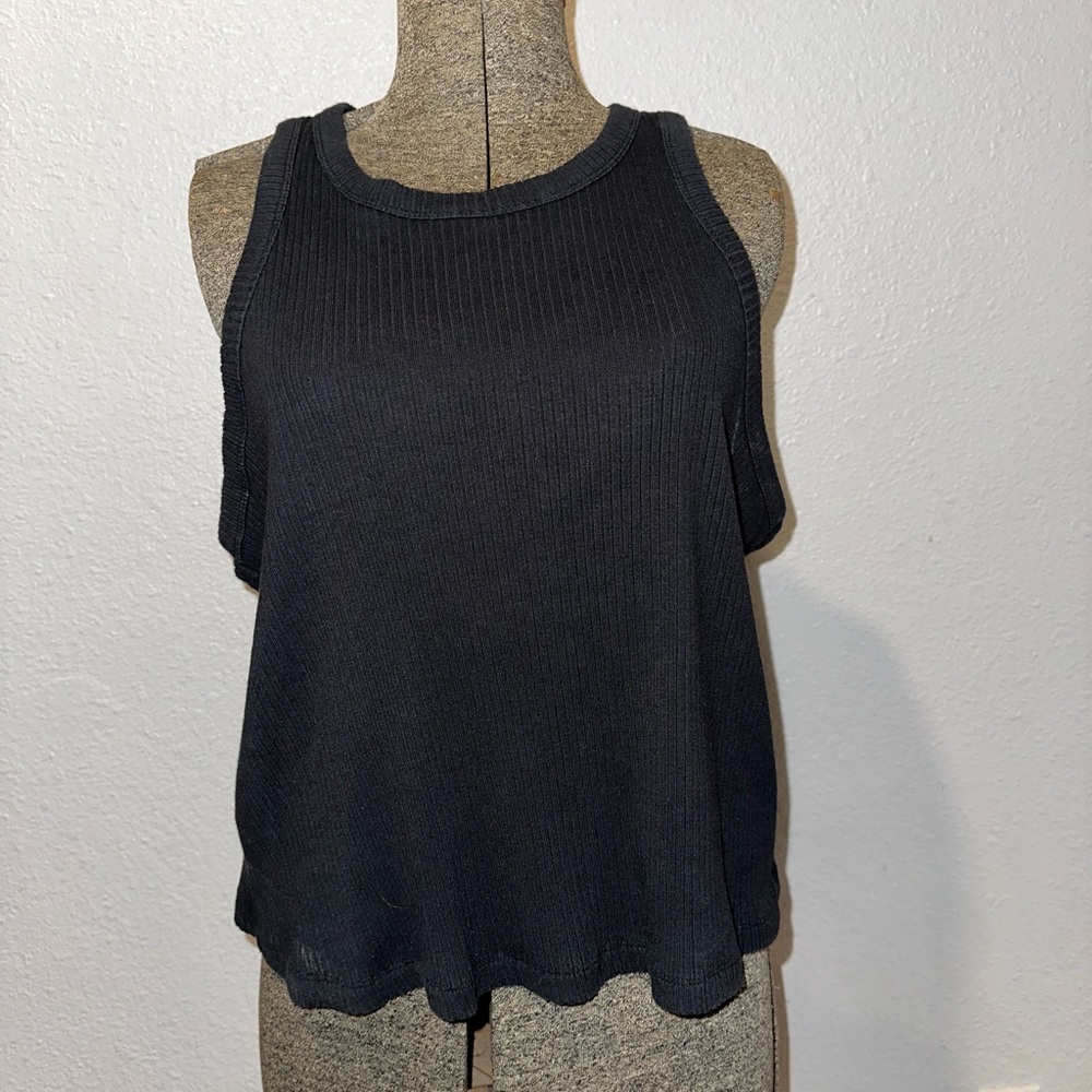 Good American Ribbed Cropped Tank – Size 5 (3X/22–24)